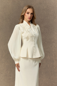 ZAVERA Cotton Midi Dress