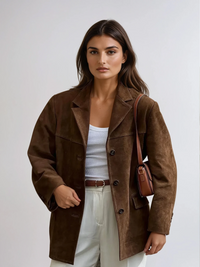 ELVORU - Suede Blazer Jacket