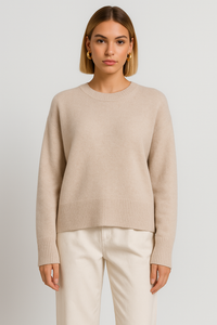 ARLUNE Oversized Wool Sweater