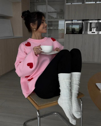 Amora - Cozy Heart Sweater