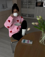 Amora - Cozy Heart Sweater