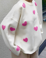 Amora - Cozy Heart Sweater