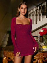 LUCERA Mesh Mini Dress