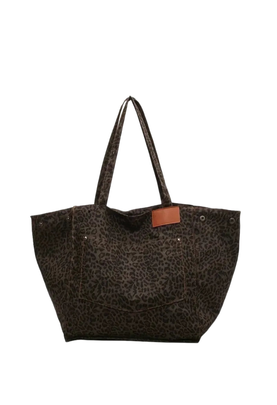 OLIVIA'S VINTAGE Marrone Tote