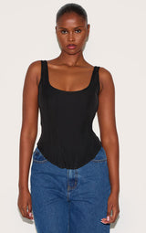 AVIERA Boned Longline Corset Top