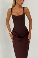 INDIRA Bodycon Maxi Dress