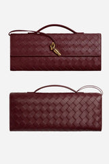 Woven Clutch with Top Handle