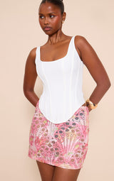 AVIERA Boned Longline Corset Top