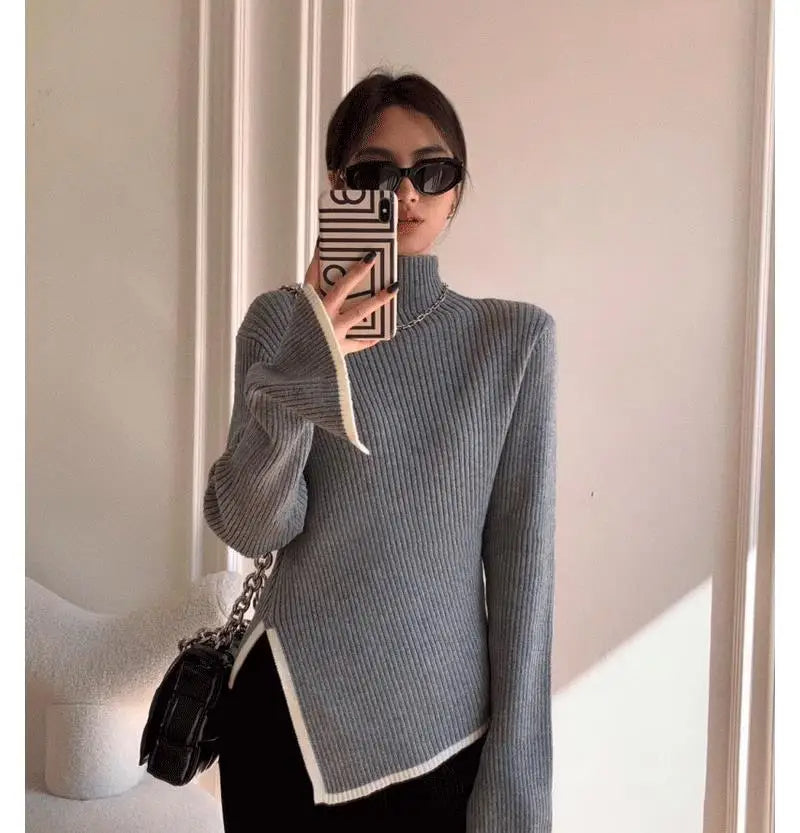 Evelina l Elegante Turtleneck Trui