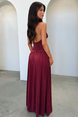SERENZA Halter Maxi Dress