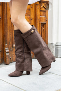 CERVINA Suede Boots Brown