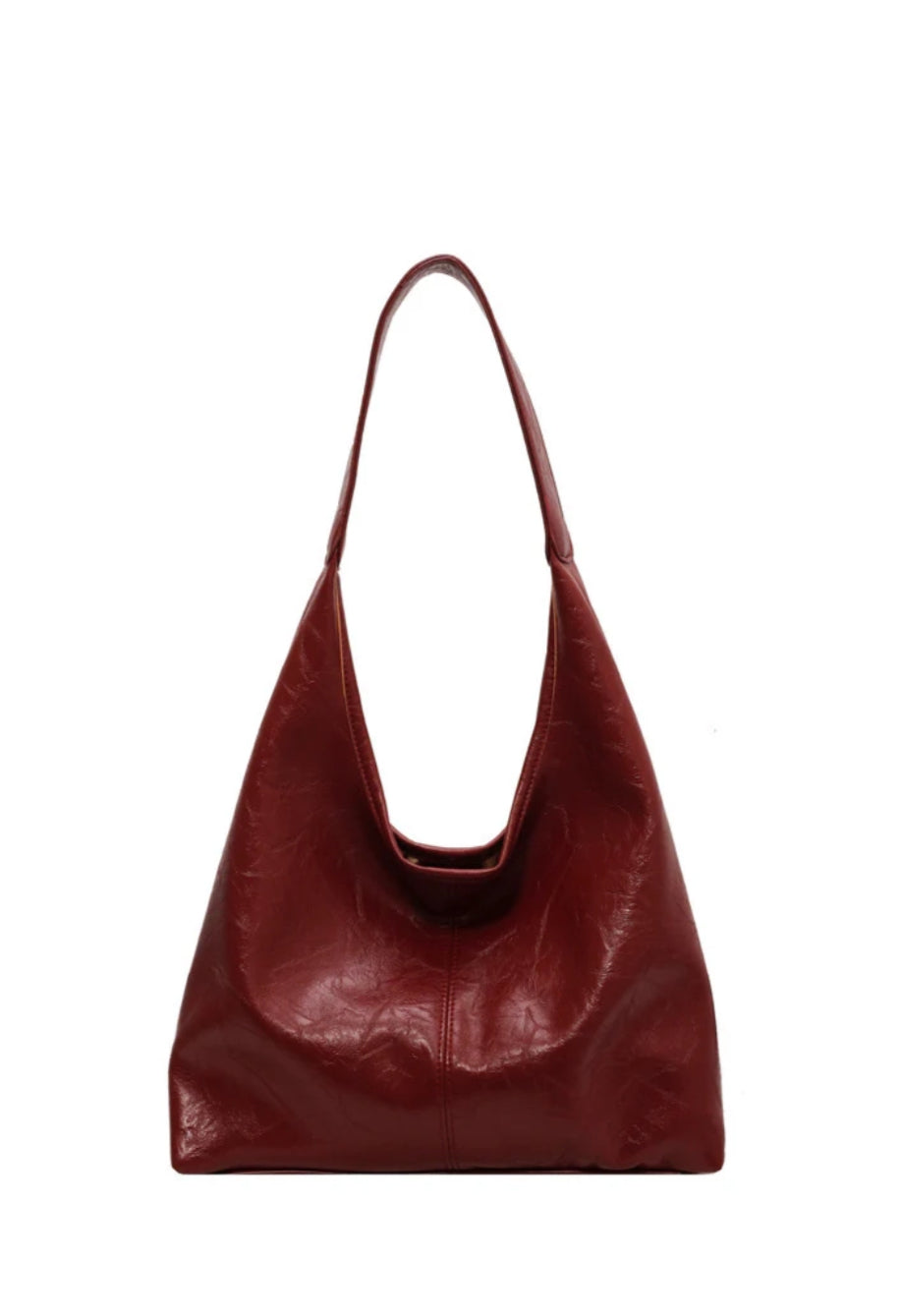 AURORA Nero Leather Bag