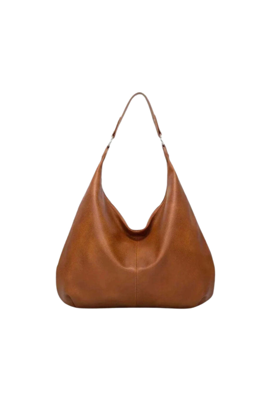 AMALFI CHARM Marrone Leather Bag