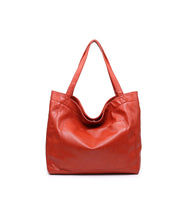 AURELIA Rosso Chiaro Vintage Leather Tote Bag
