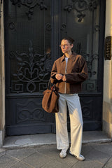 VALIRA Faux Suede Zip Jacket