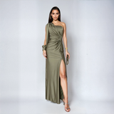 ISALIE Abito Lungo Con Manica Incanto