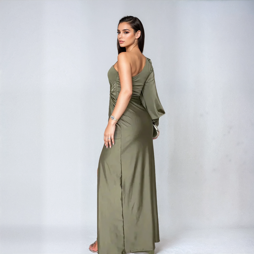 ISALIE Abito Lungo Con Manica Incanto