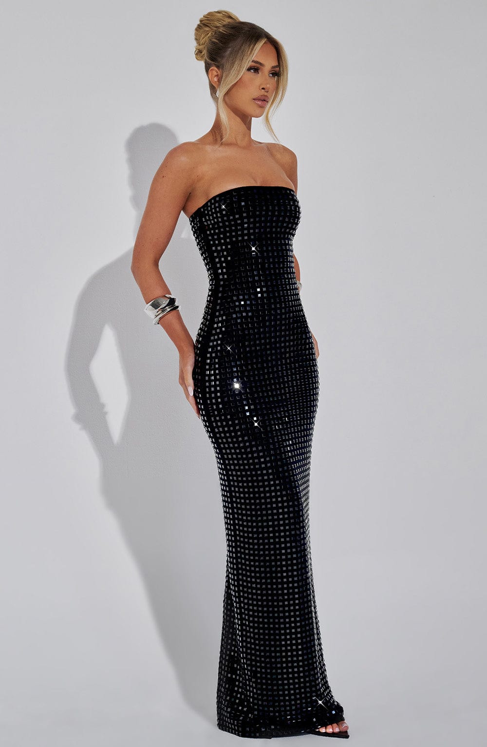 CELESTINA Embellished Maxi Dress
