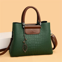JANVENI Verde Elegant Leather Bag