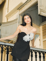 FIORAYA Strapless Mini Dress